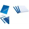 PAVO Thermal Binding Cover A4, 4 mm Spine, Leather-Look Blue Back, Transparent Front, 1 Piece 8011582