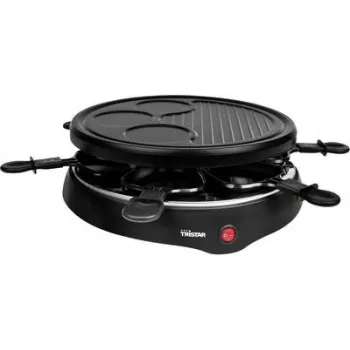 Grill raclette Tristar RA-2998 cu 6 tăvi antiaderente, 800 W, negru