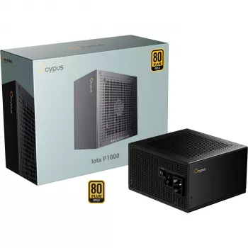 Sursă de alimentare OCYPUS Iota P1000 1000W 80 PLUS Gold ATX 3.0 complet modulară - negru