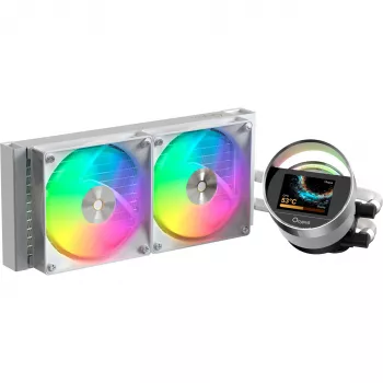 Cooler CPU cu lichid Ocypus Sigma L24 ARGB alb 240mm