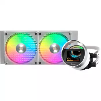 Cooler CPU cu lichid Ocypus Sigma L24 ARGB alb 240mm