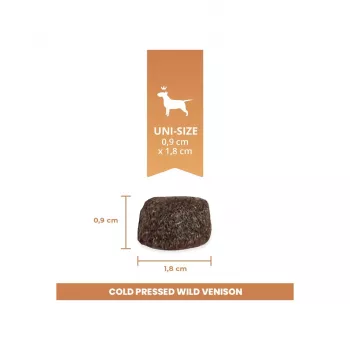 Hrană uscată pentru câini presată la rece BEMO cu carne de vânat - 1kg