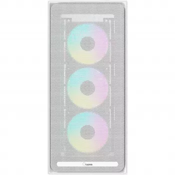 Carcasă PC Mid-Tower Ocypus Delta C70 ARGB White cu sticlă panoramică
