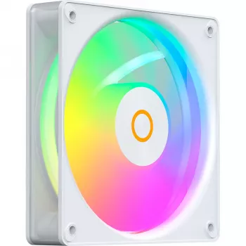 Ventilator carcasă OCYPUS Gamma F12 Elite ARGB alb, set de 3, 120 mm
