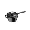 Vas din fontă LE CREUSET, 16 cm, 1,5 L, negru