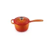 Vas din fontă Le Creuset, 16 cm, 1,5 L, portocaliu