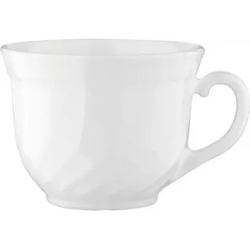 Set de 6 cești de cafea Esmeyer Arcoroc Trianon 0,22 L albe din sticlă călită (441-020)
