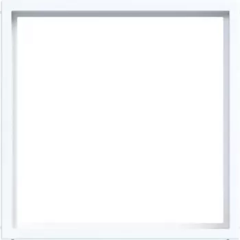 Inel intermediar HAGER WAF7073WG pentru placă centrală 50 x 50 mm, alb luminos