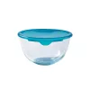 Bol de amestec din sticlă PYREX cu capac 2,3L Ø21cm