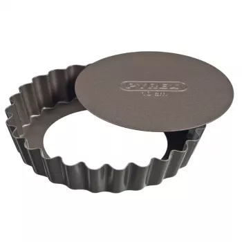 Set de forme de copt PYREX 4 buc. cu fund detașabil Ø10cm