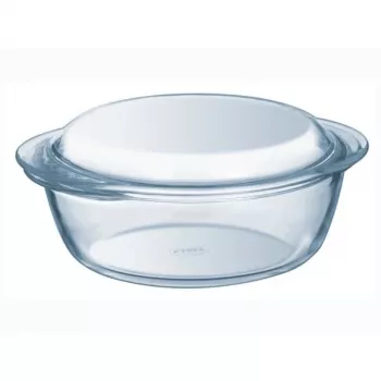 Recipient din sticlă PYREX Essentials cu capac 1,4L Ø17cm