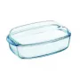 Recipient din sticlă PYREX cu capac 4,5L dreptunghiular Essentials 33x20x14cm