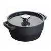 Oală din fontă Pyrex 6,8L rotundă 28cm gri