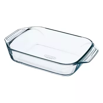 Vas de copt dreptunghiular din sticlă PYREX Let's Share 35x23cm 3L