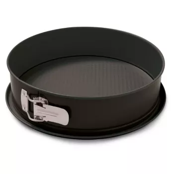 Formă de tort cu arc NEWILL Ø28x7,6 cm neagră oțel carbon cu strat antiaderent
