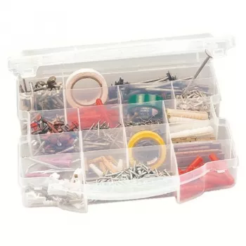 Cutie organizator CURVER DIY cu 17 compartimente, 26,4x26,7x7,1 cm