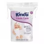 Discuri demachiante din bumbac pentru bebeluși Kindii Linen Care, 100% bumbac pur, hipoalergenice, testate dermatologic, 50 buc.
