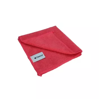 Lavete de curățenie din microfibre QLEANUP 250gsm, 30x30 cm, pachet de 10, roșu
