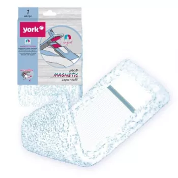 Lavetă de mop de schimb YORK 47x17cm, magnetică