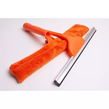 Racletă de geam YORK 32 cm, albastru/gri