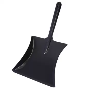 Făraș metalic YORK cu buză din cauciuc și mâner ergonomic, 220 mm