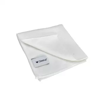 Lavete din microfibre QLEANUP 250gsm, 30x30 cm, pachet de 10, alb