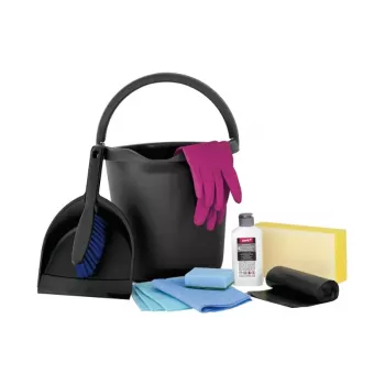 Set accesorii de curățare YORK - kit de curățare ecrane cu spray 200 ml și lavetă din microfibre pentru TV, monitoare, laptopuri, tablete, smartphone-uri