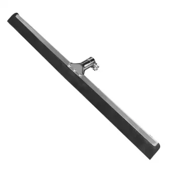 Racletă de podea YORK 55 cm, lame duble din cauciuc spongos, cadru din polipropilenă, filet universal, albastră