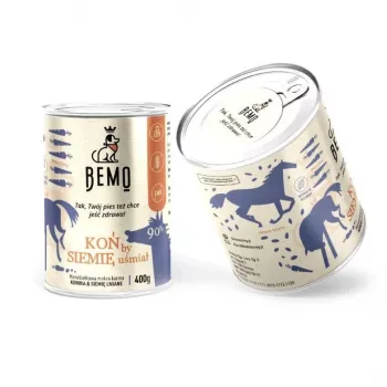 BEMO cal monoprotein hrană umedă pentru câini – conservă 400g