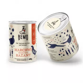 BEMO Marchwi mnie ten Bażant Mono - hrană umedă pentru câini - 400g