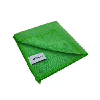Lavete din microfibră QLEANUP 250gsm 30x30 cm, 10 buc., verde