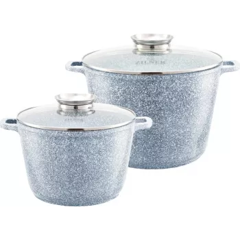 Set de vase Zilner Marble 4 piese gri ZL-7066