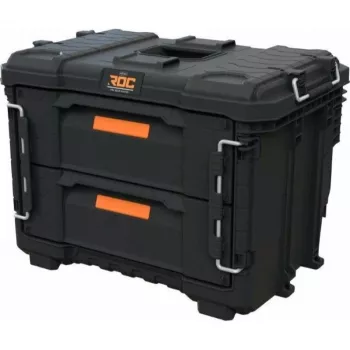 KETER DIY ROC Pro Gear 2 Drawers Unit XL Tool Box with 2 Drawers 56.5x37.5x41.3cm