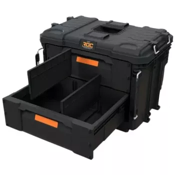 KETER DIY ROC Pro Gear 2 Drawers Unit XL Tool Box with 2 Drawers 56.5x37.5x41.3cm