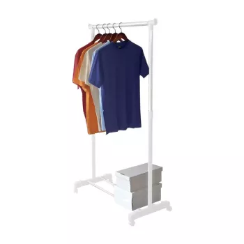 Cuier ORDINETT Deluxe alb 88x43x98-175cm