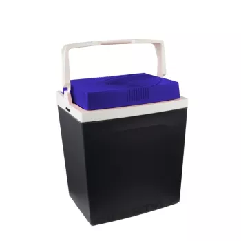 Cutie frigorifică electrică GIOSTYLE Brio 26 12/230V 26L gri închis cu accente roșu/albastru