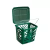 Coș pentru deșeuri biodegradabile BIOBAG MaxAir 7L 24x19,7x20,5cm verde