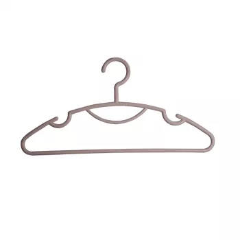 Umerașe din plastic ORDINETT Daphne, pachet de 10, gri-maro 42x0,8x21 cm