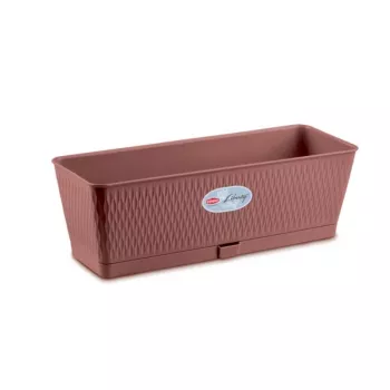 Cutie pentru flori STEFANPLAST Liberty 50x18x16cm maro