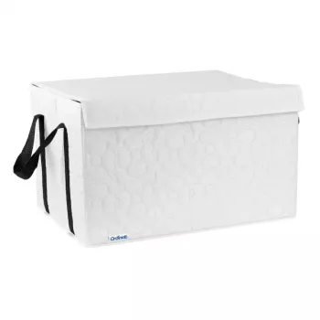 Cutie de depozitare ORDINETT M 41x31x25cm bumbac gri