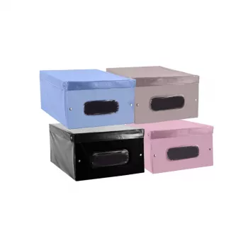 Cutie de depozitare pentru vinil ORDINETT 50x38x24 cm Cloe PVC asortată