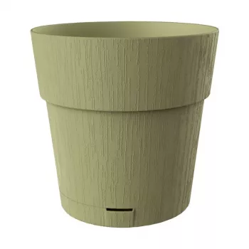 STEFANPLAST Flower Pot with Tray Ethica Ø40x39cm Green