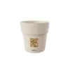 STEFANPLAST Flower Pot with Tray Ethica Ø20x19cm White