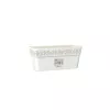STEFANPLAST Flower Box with Tray Gaia 30x13x12 cm White