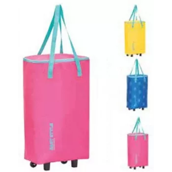 Trolley de bagaj GIOSTYLE Easy Style asortat, galben/albastru/roz