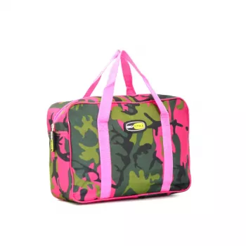 Geantă termică GIOSTYLE Camouflage 6 asortată, fucsia/albastru/galben/albă