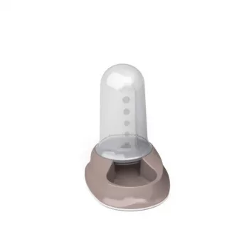 Hranitor/Adăpător STEFANPLAST Chic 0,8L gri deschis