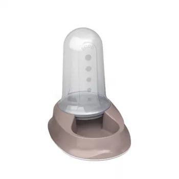 Hranitor și adăpător automat STEFANPLAST Chic 2L, gri deschis, 32 x 21 x 29 cm