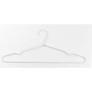 Umerașe ORDINETT 3 buc. oțel inoxidabil/material textil, 44,5 cm, asortate (negru/albastru deschis/alb)