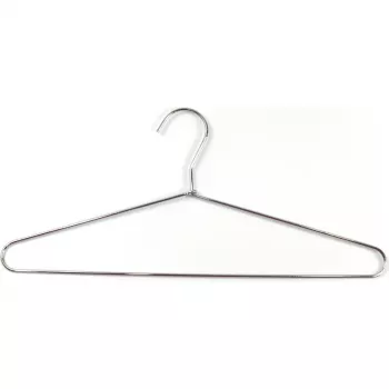 Umerașe ORDINETT 5 buc. metal 40,5 cm oțel cromat cu cârlig rotativ